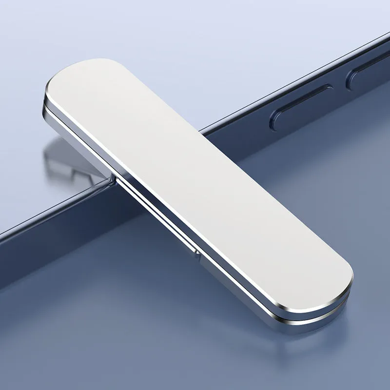 360 rotating foldable aluminium alloy phone holder in silver, 11.5g, 55x14x4.5mm