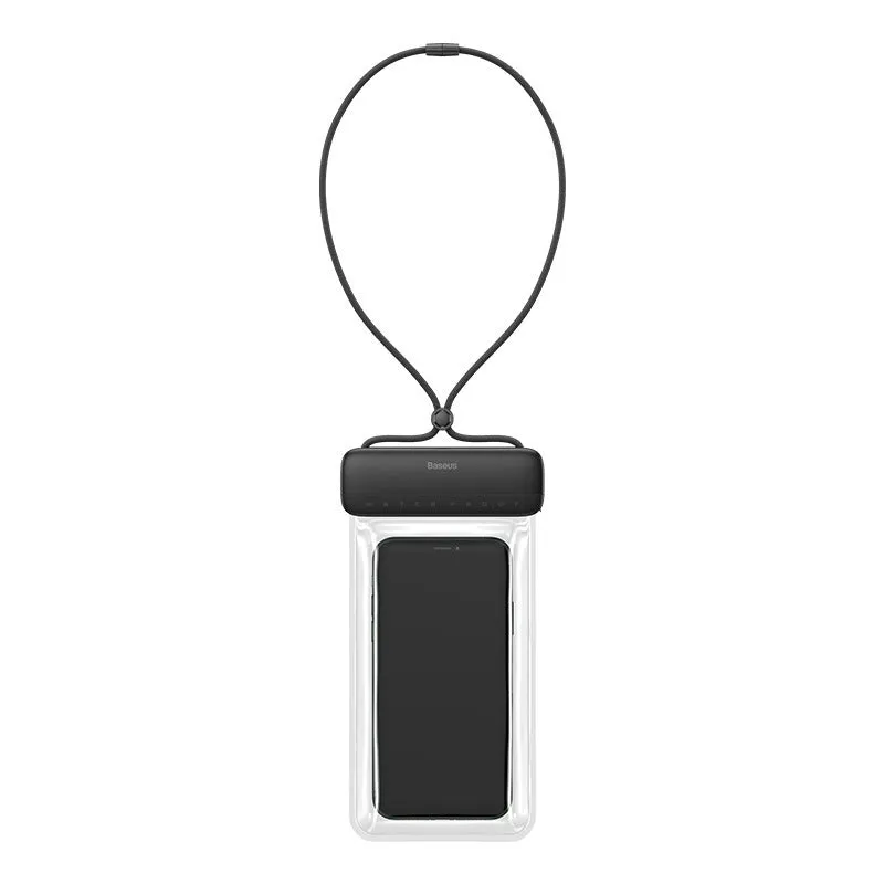 HD Machine waterproof bag for swimming and diving with sliding cover, transparent, universal phone fit