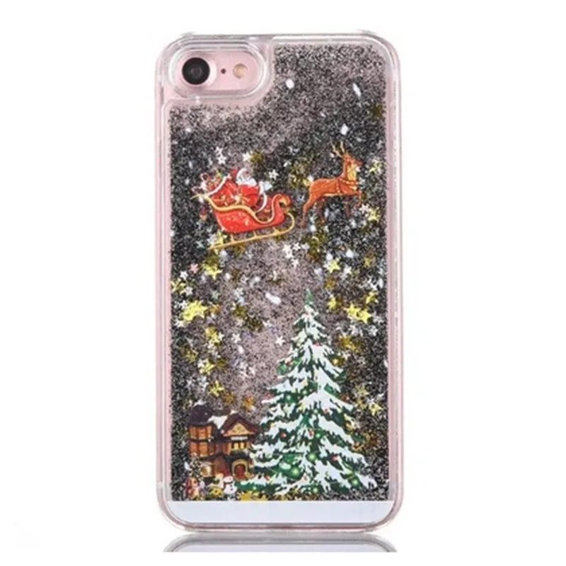 Christmas phone case for iPhone and Samsung in multiple colours including black and gold