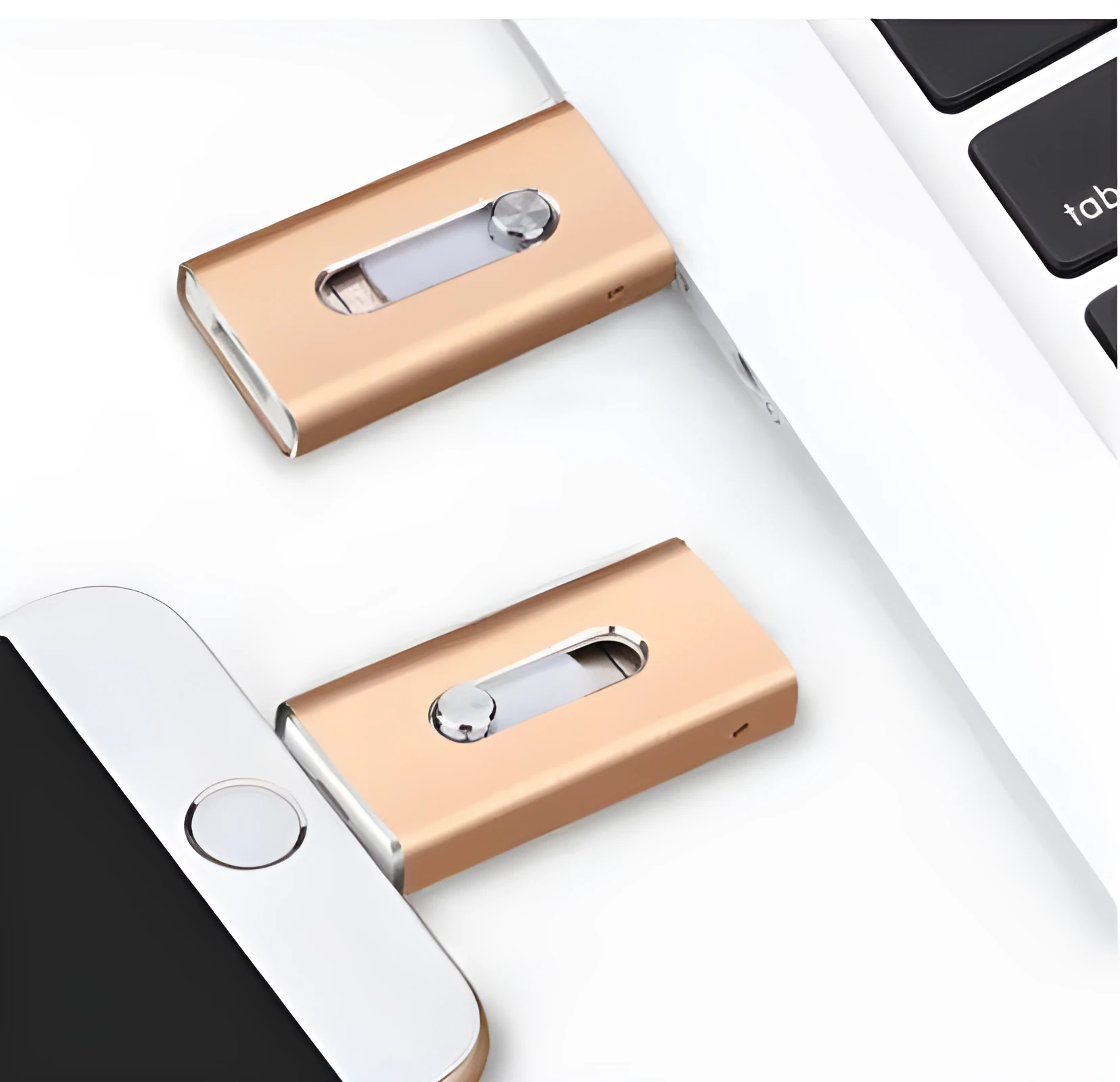 Cartoon style rubber USB 2.0 flash drive with Original Samsung chip, 41x27x23mm, supports iPhone iPad Android