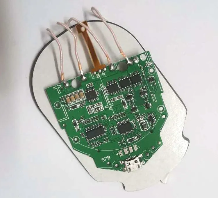 Qi dual coil wireless charger module 10W fast charging pad with CE FCC RoHS certification