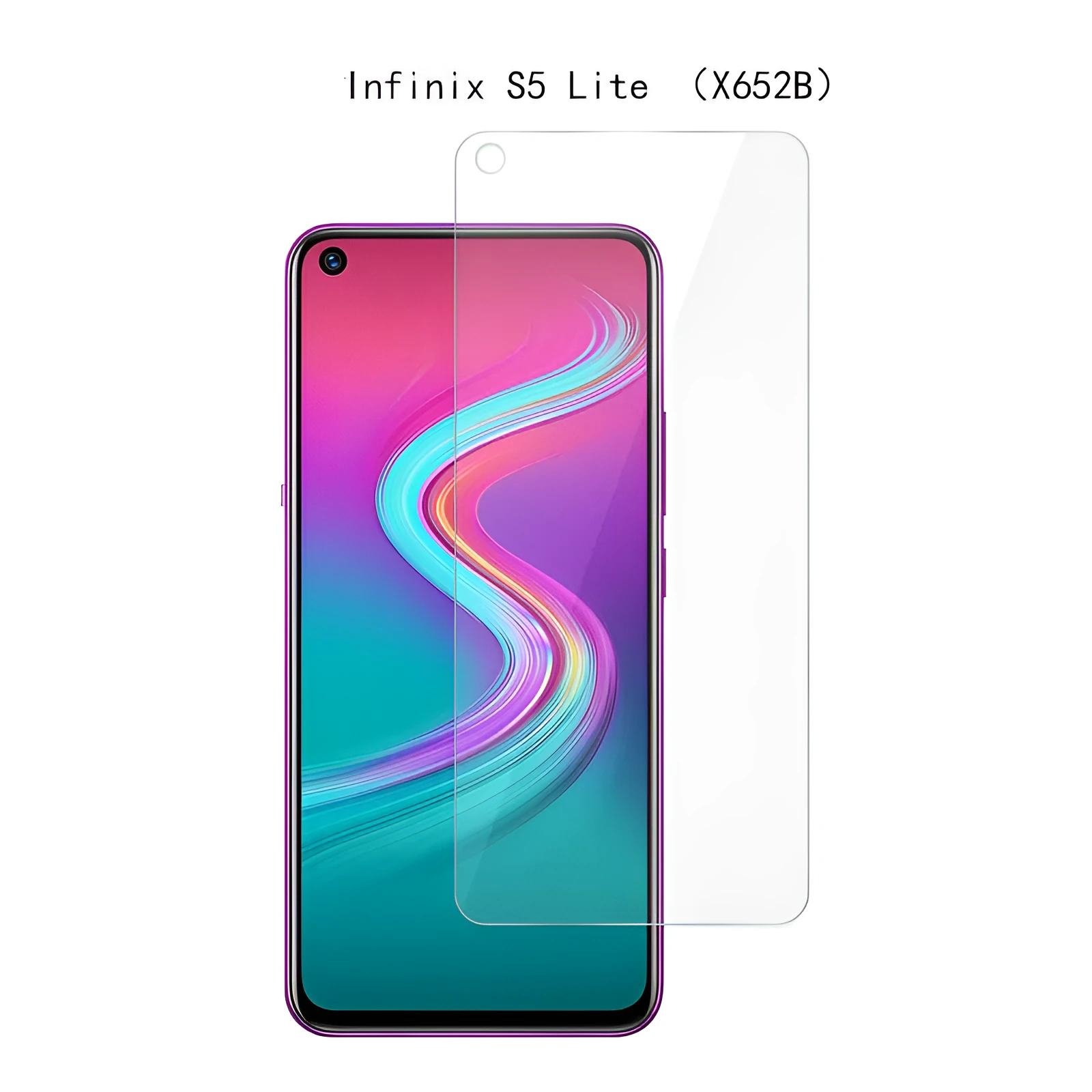 Infinix S5 Lite HD nano explosion-proof screen protector film for X652B, transparent
