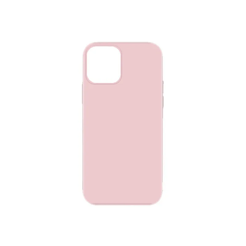 Candy silicone TPU phone case for iPhone 12 series in solid colour back cover style