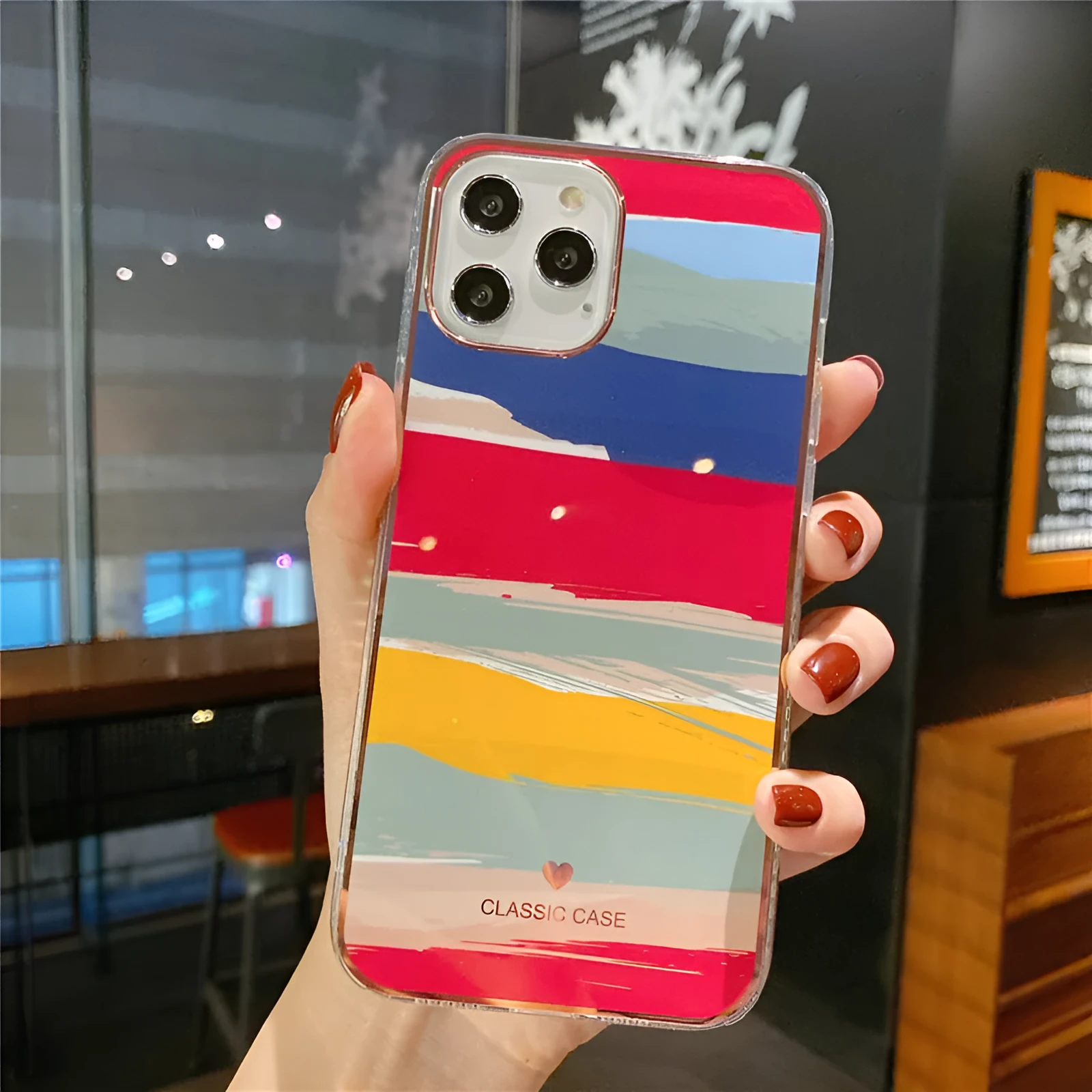 Marble TPU back cover phone case for iPhone 11, 12, XR, XS Max, available in nine colours