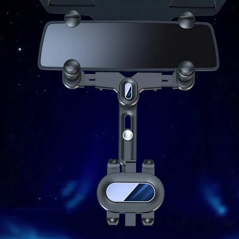 Car multi-purpose mobile phone holder desktop bracket in black with temperature-resistant ABS and nano PU for 4.0-7.0 inch smartphones