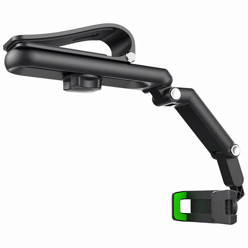 Car multi-purpose mobile phone holder desktop bracket in black with temperature-resistant ABS and nano PU for 4.0-7.0 inch smartphones