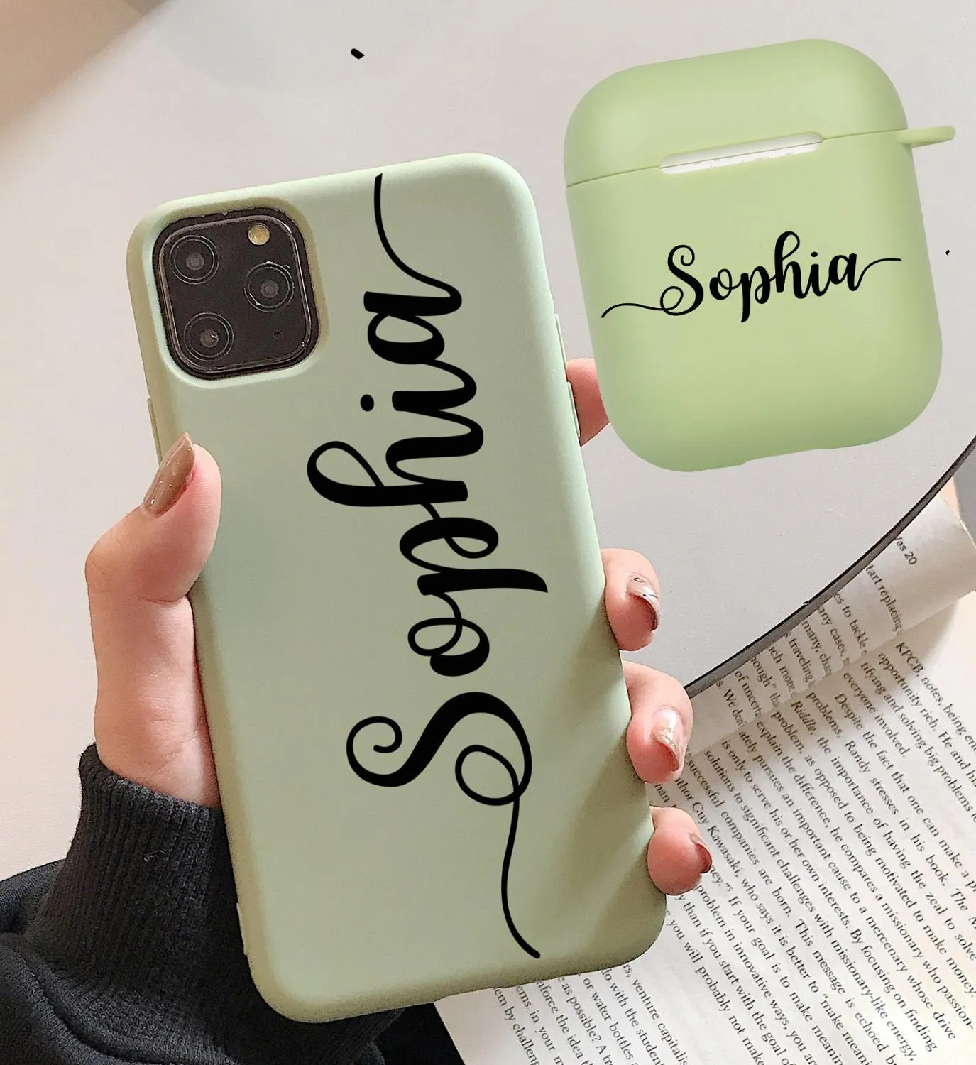 Soft TPU silicone phone case for iPhone 12 and 13 series, solid colour protective cover