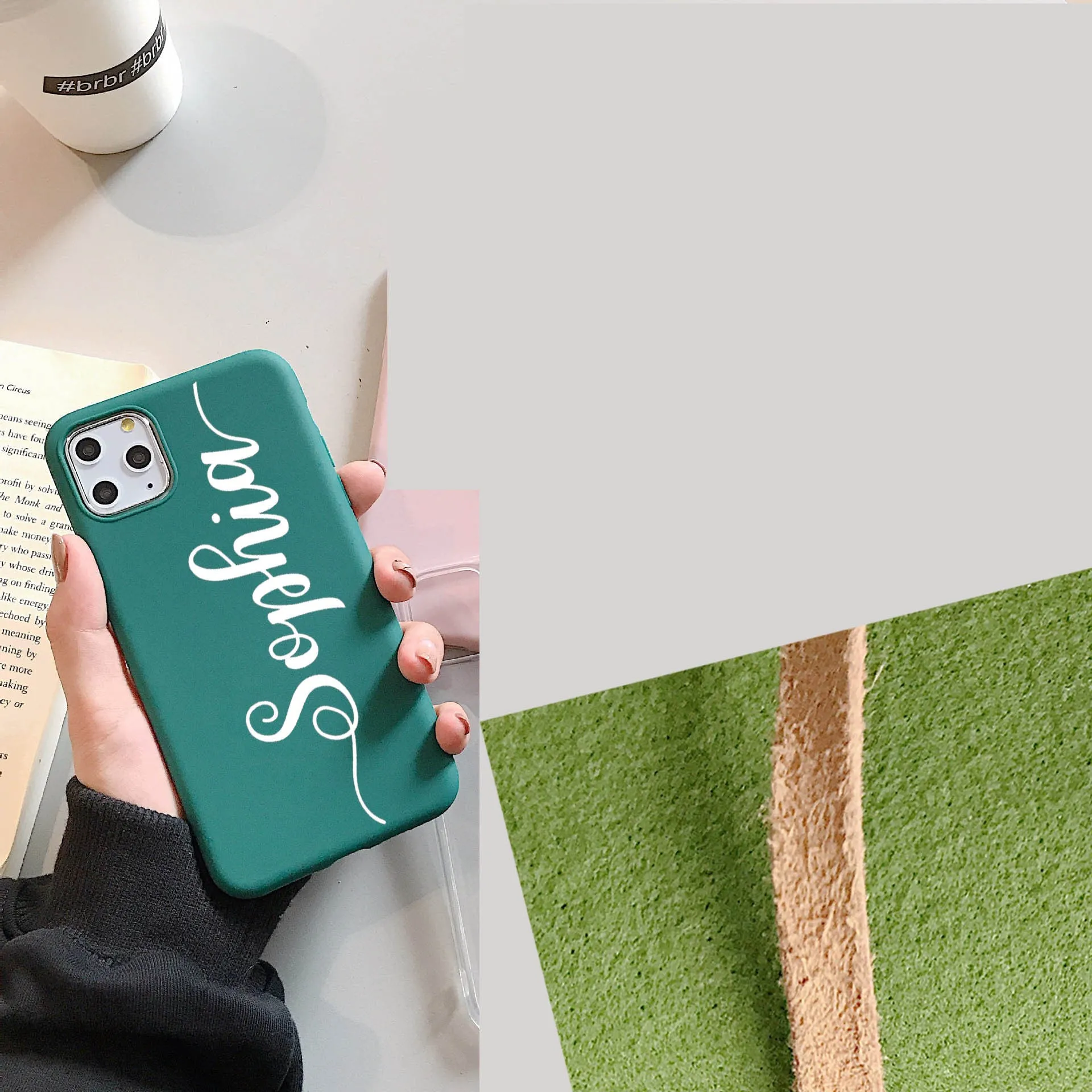 Soft TPU silicone phone case for iPhone 12 and 13 series, solid colour protective cover