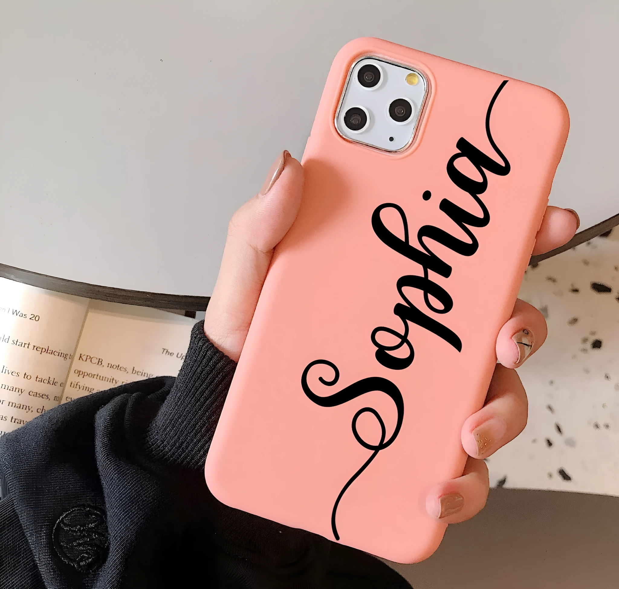 Soft TPU silicone phone case for iPhone 12 and 13 series, solid colour protective cover