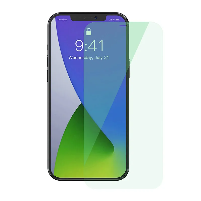 0.15mm full coverage tempered glass film for iPhone 12 series, transparent, pack of 2