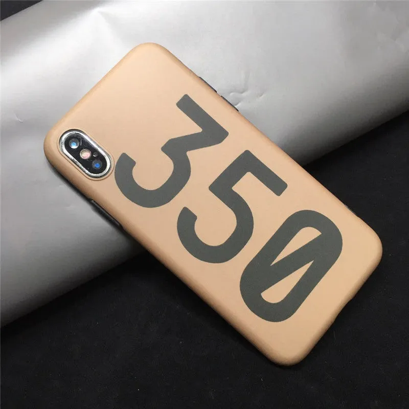 Number 350 brown phone case for iPhone 11 11ProMax 6plus 6s 7 8 7p 8plus x xs xr xsmax 11pro