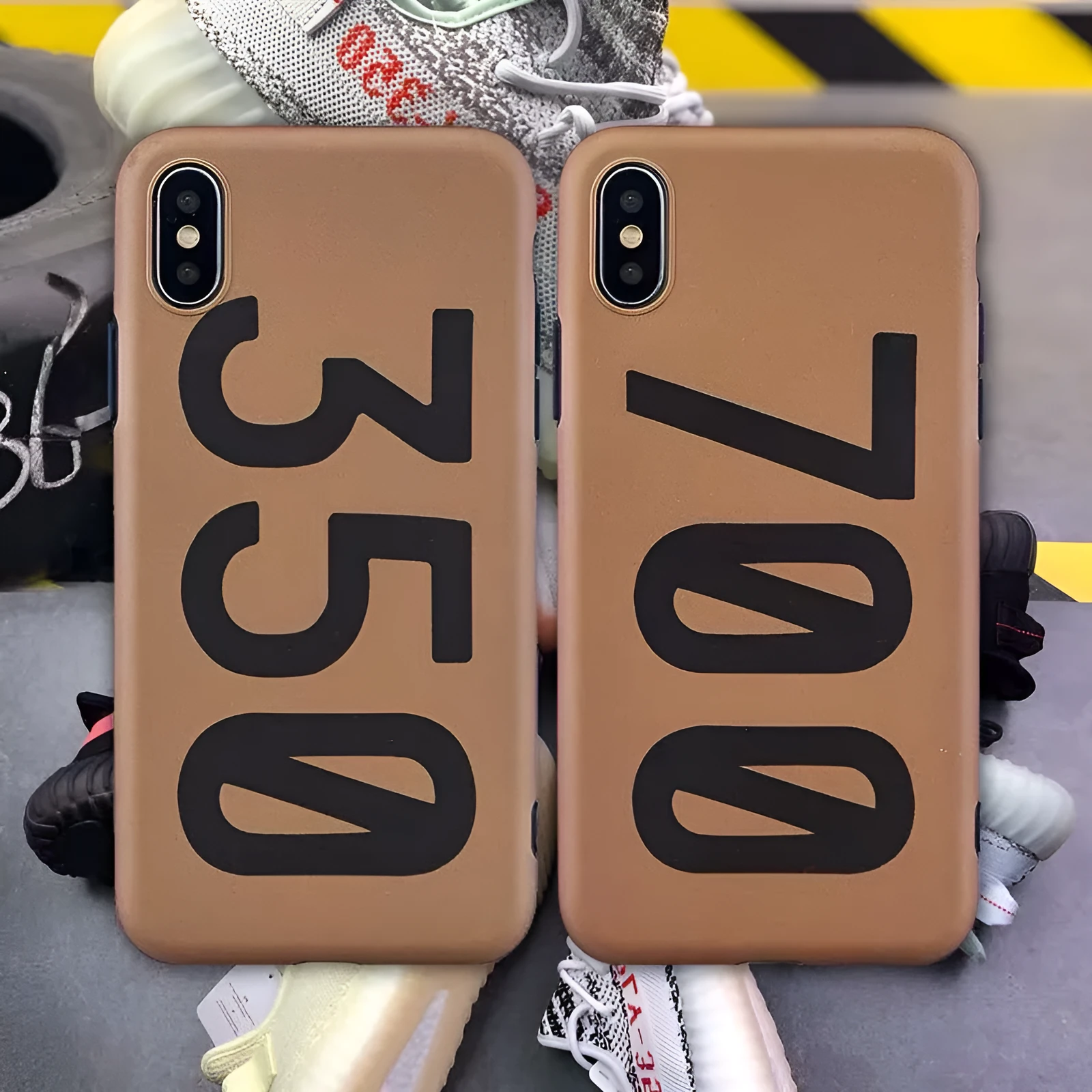 Number 350 brown phone case for iPhone 11 11ProMax 6plus 6s 7 8 7p 8plus x xs xr xsmax 11pro