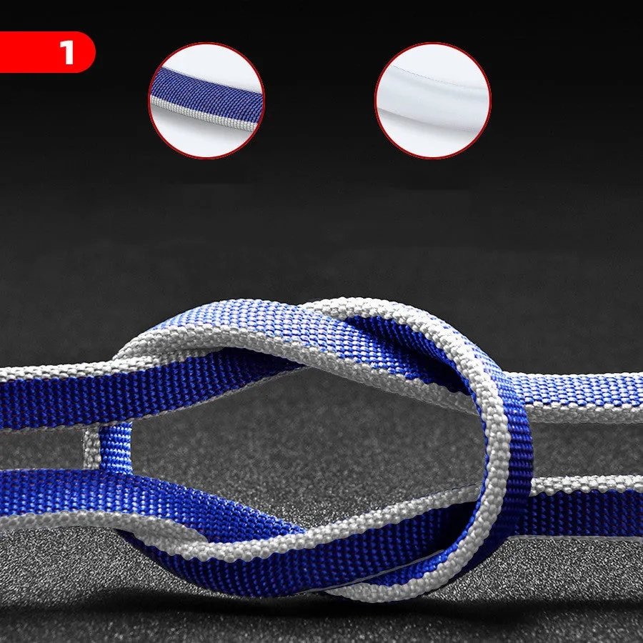 Blue denim braided Type-C data cable 1m with copper wire cores for fast charging