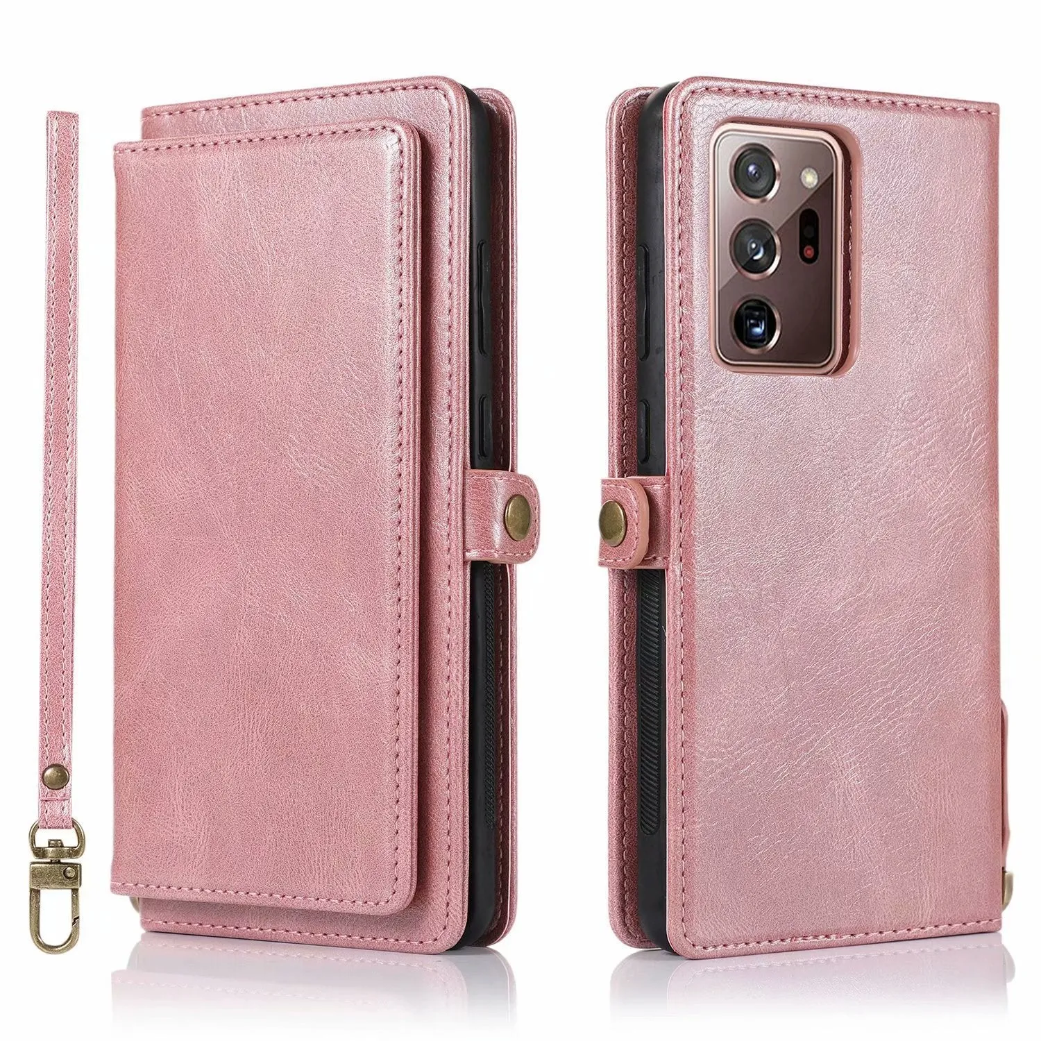 Samsung S21 phone case with Crazy Horse pattern and magnetic buckle wallet in multiple colours