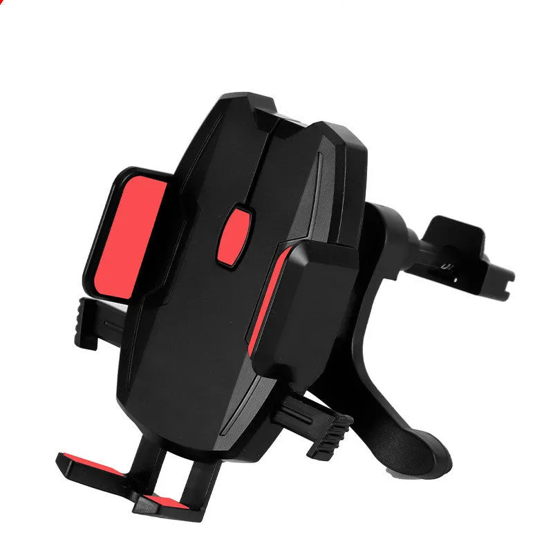 Car navigation bracket mobile phone holder universal snap-in ABS black air outlet mount