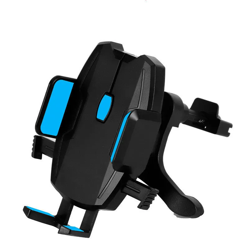 Car navigation bracket mobile phone holder universal snap-in ABS black air outlet mount