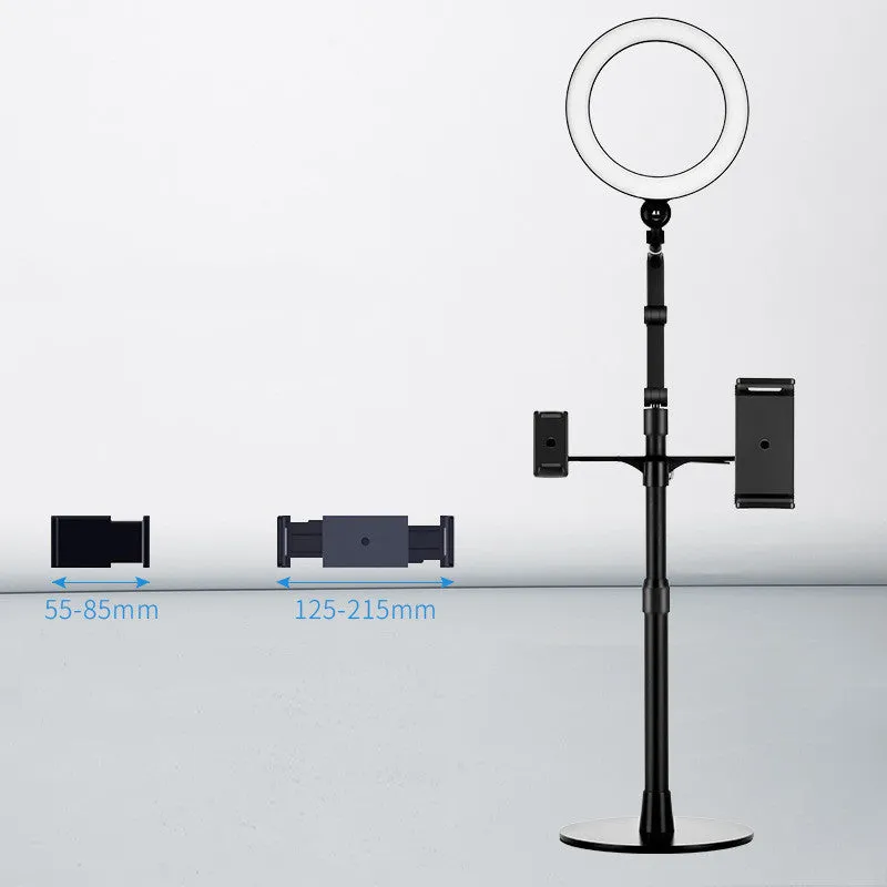 Mobile phone live broadcast desktop multi-camera stand with alloy frame and LP-4p style