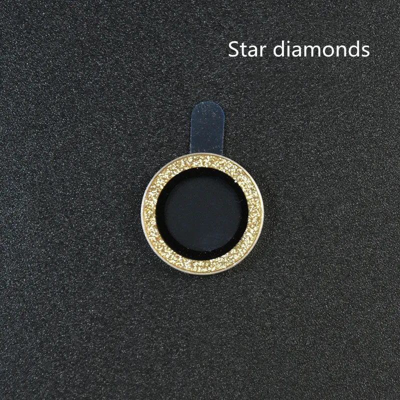 Black aluminium alloy camera lens protection ring for iPhone 12 Pro Max, showing separate tempered glass films.