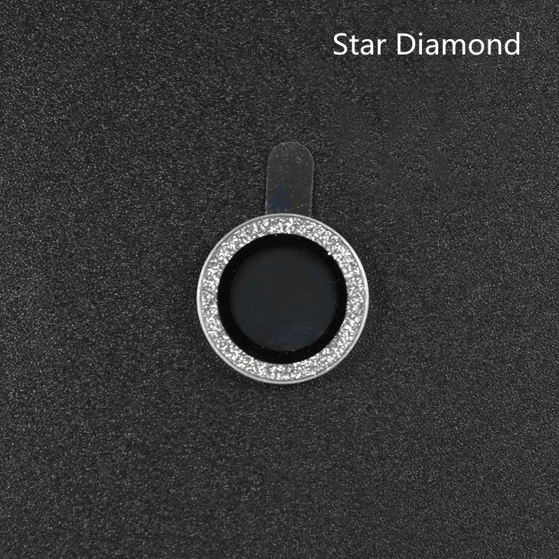 Black aluminium alloy camera lens protection ring for iPhone 12 Pro Max, showing separate tempered glass films.