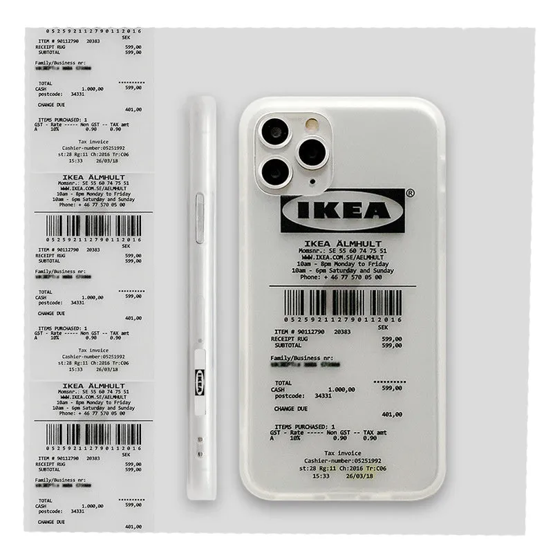 Letter frosted TPU phone case for iPhone with shock absorbing protection and unique letter design