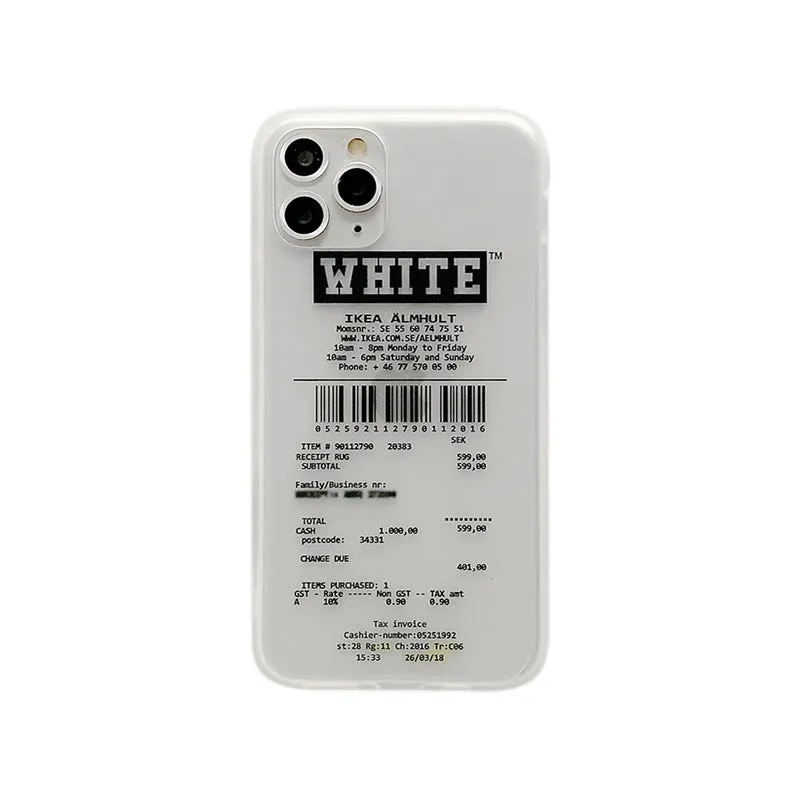 Letter frosted TPU phone case for iPhone with shock absorbing protection and unique letter design
