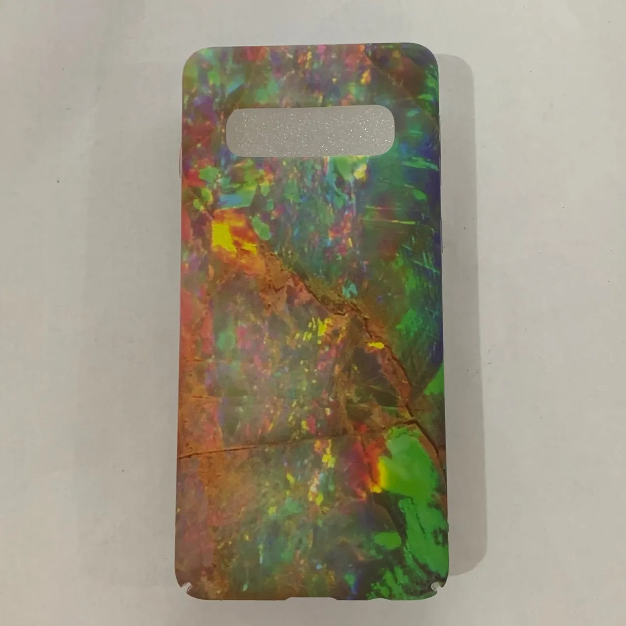 Frosted marble PC phone case for Samsung Galaxy, black white colour option