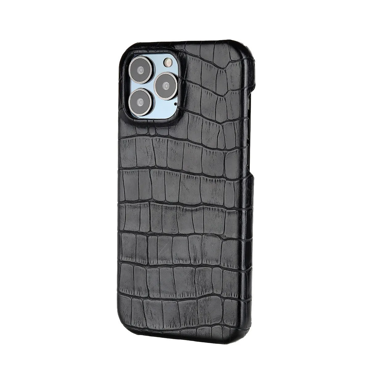Leather Grain Oil Edge Leather Phone Case for iPhone 14 13 12 11 Series XS Max XR, PC+PU Protective Cover in Black Green Blue Yellow