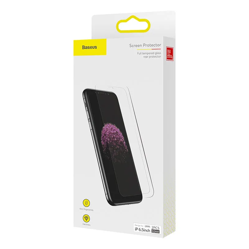 0.3mm full glass tempered film screen protector for iPhone X XS 11 Pro 5.8 inch transparent black edge