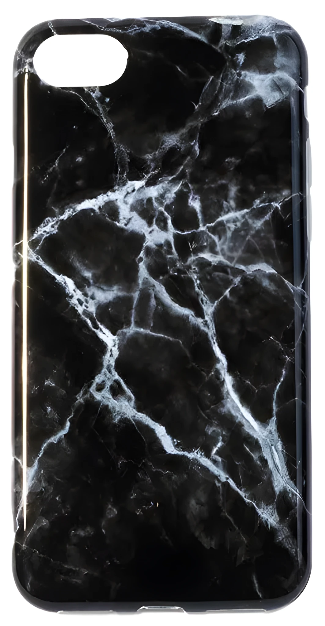 Coque Marbre marble-pattern phone case for iPhone 6s 7 8 X in black polycarbonate