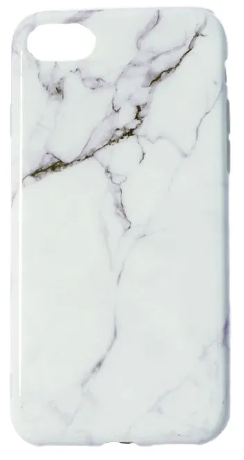 Coque Marbre marble-pattern phone case for iPhone 6s 7 8 X in black polycarbonate