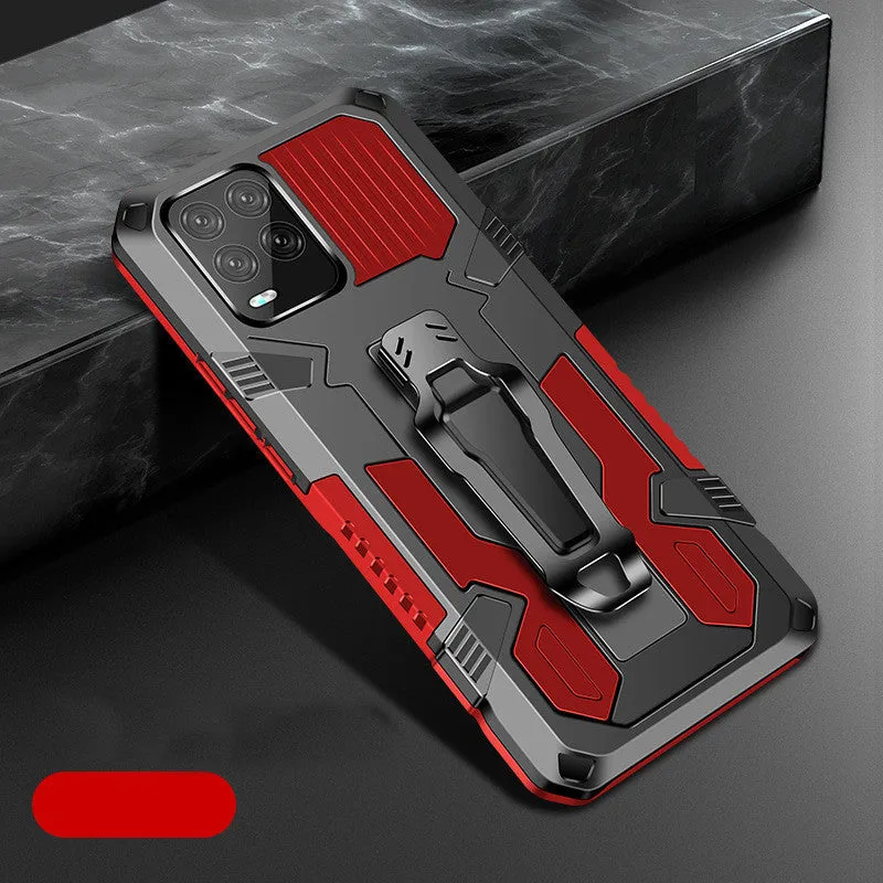 Anti-drop TPU PC phone case for Oppo A93 4G back cover in black with slim profile