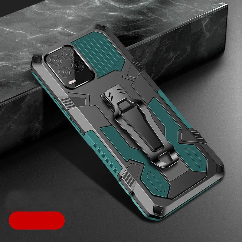 Anti-drop TPU PC phone case for Oppo A93 4G back cover in black with slim profile