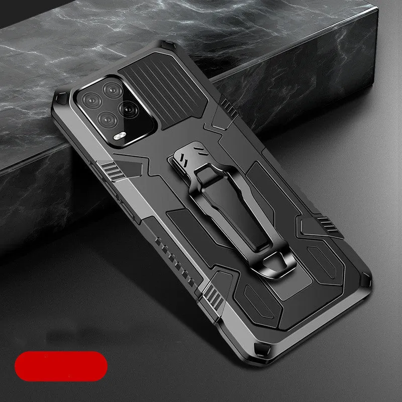 Anti-drop TPU PC phone case for Oppo A93 4G back cover in black with slim profile