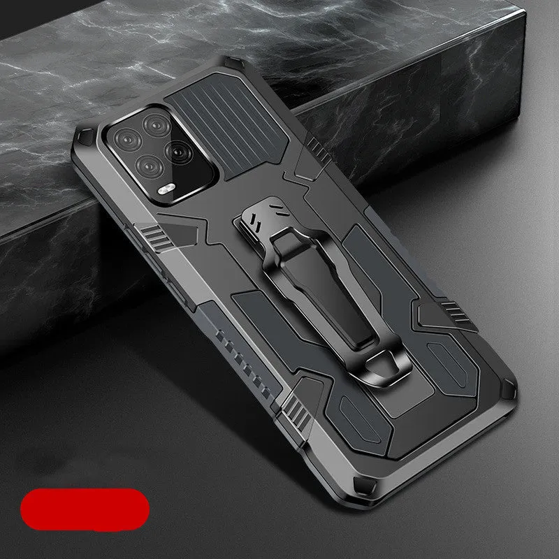 Anti-drop TPU PC phone case for Oppo A93 4G back cover in black with slim profile