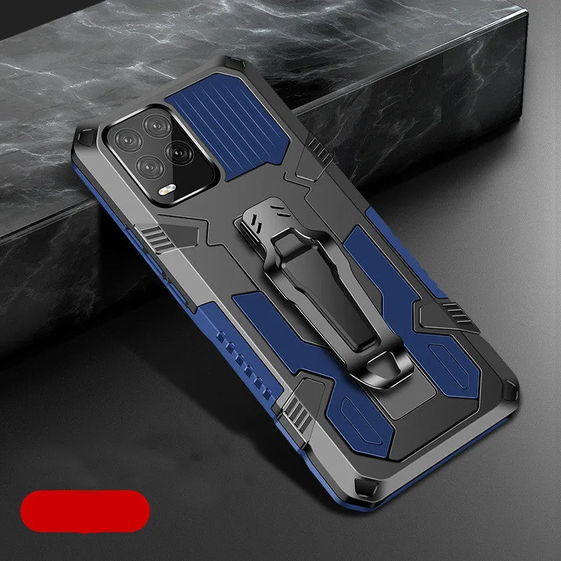 Anti-drop TPU PC phone case for Oppo A93 4G back cover in black with slim profile