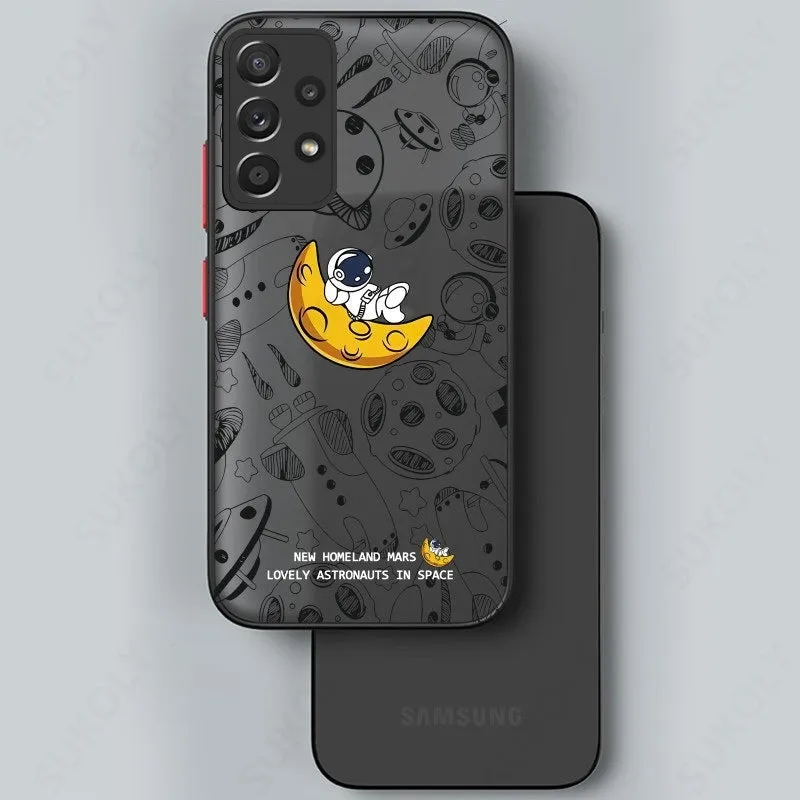 Samsung Galaxy S21FE graffiti skin sense TPU protective back cover in black, blue, and dark night green colours