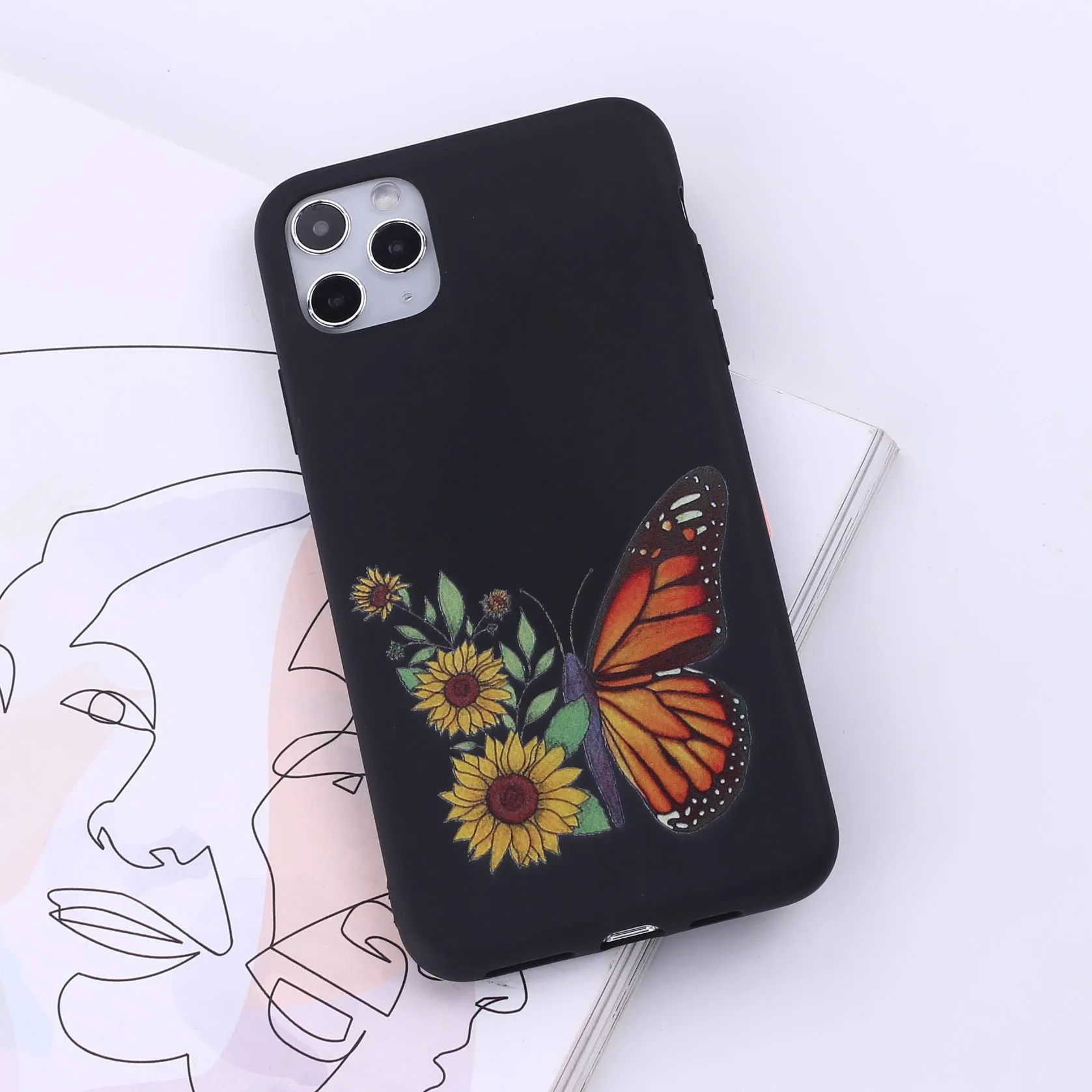 TPU mobile phone back cover case for iPhone in multiple colour options
