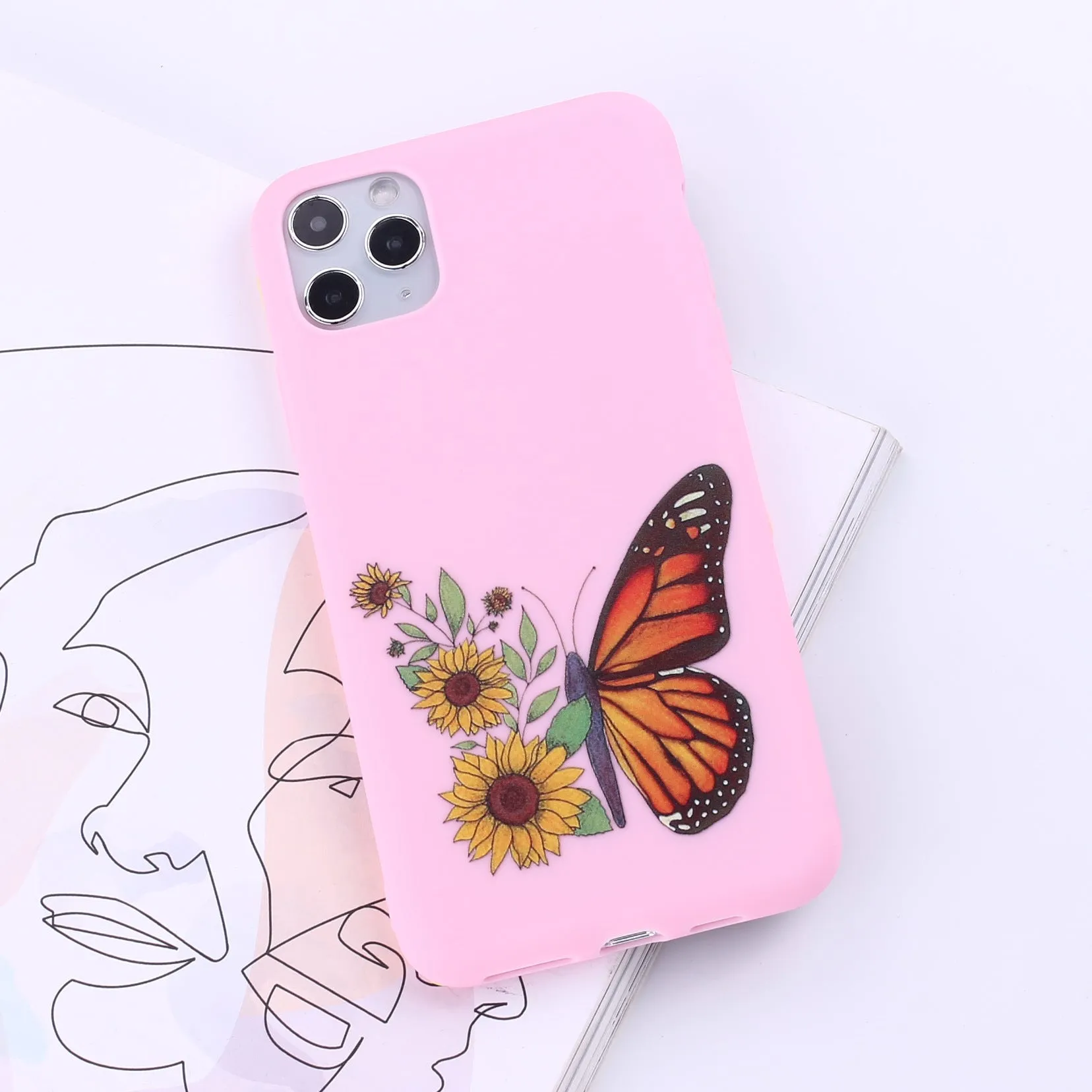 TPU mobile phone back cover case for iPhone in multiple colour options