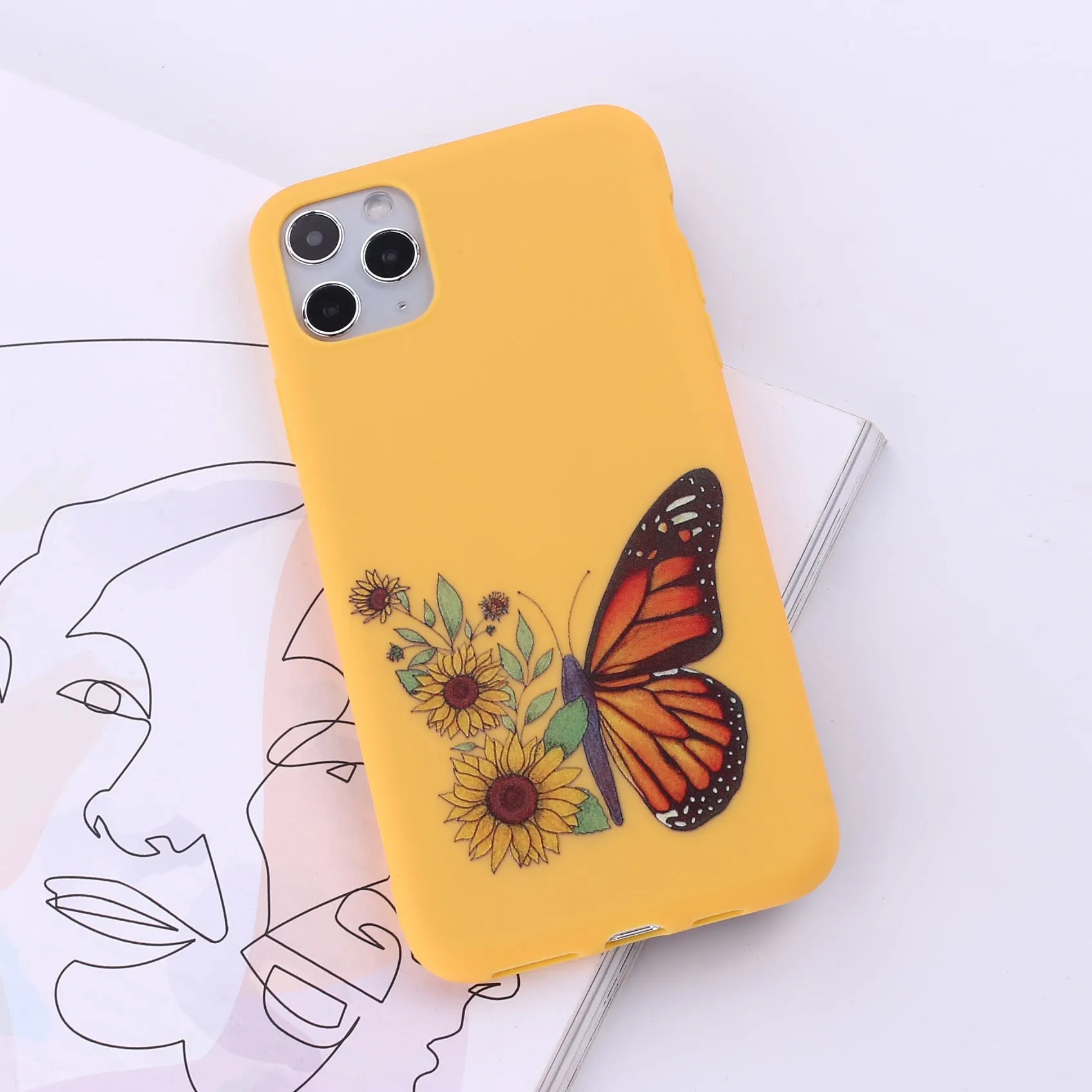 TPU mobile phone back cover case for iPhone in multiple colour options