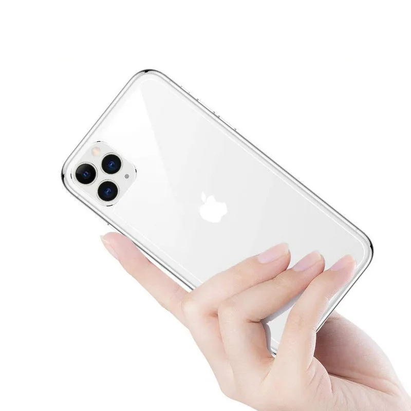 White tempered glass screen protector with 0.26mm arc edge for iPhone 11, XR, XS models