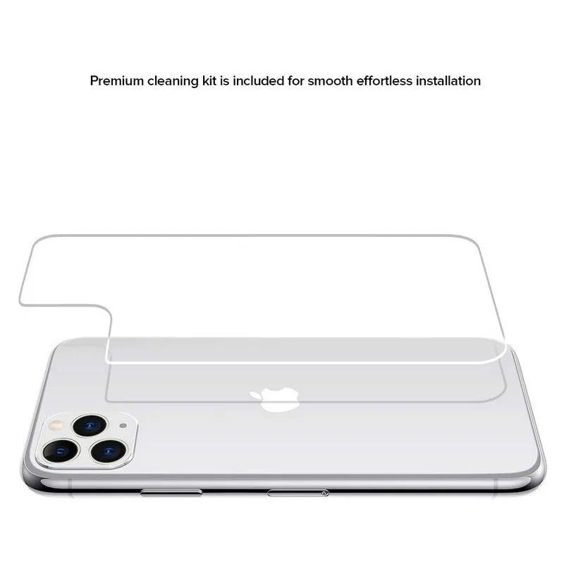 White tempered glass screen protector with 0.26mm arc edge for iPhone 11, XR, XS models