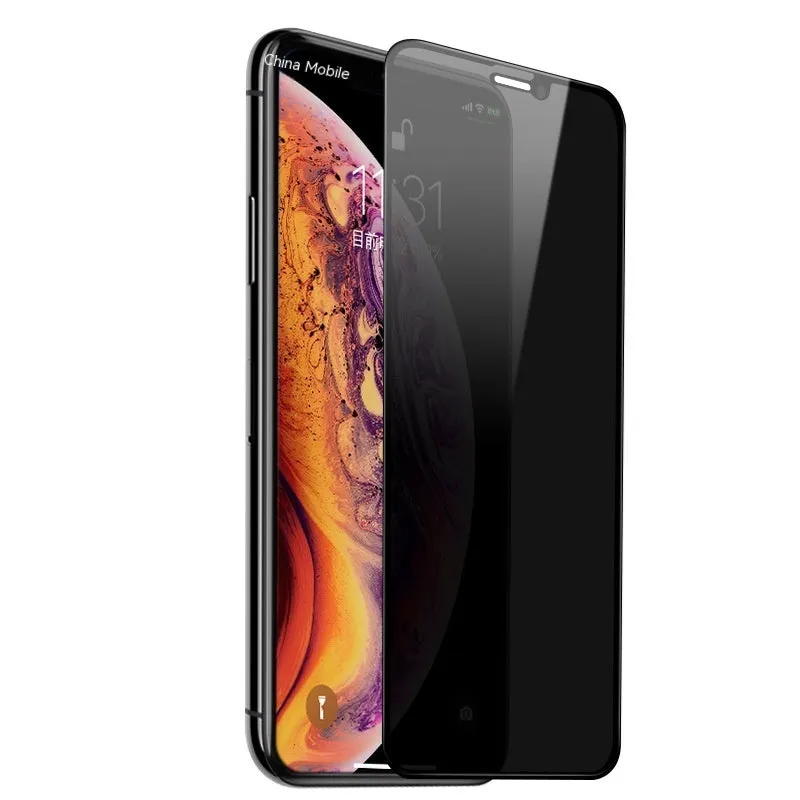 Electroplated tempered glass screen protector with anti-fingerprint coating and dustproof net for iPhone