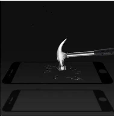 Black tempered glass screen protector for Apple iPhone SE2 mobile phone protective film