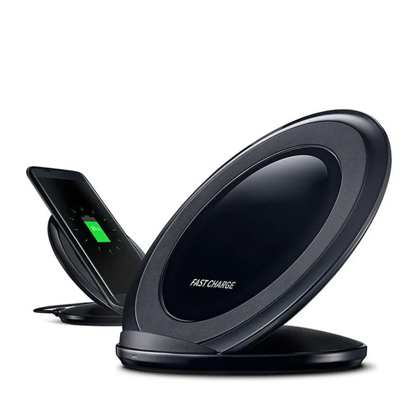 Qi wireless fast charger for Samsung Galaxy Note Edge in black or white colour options