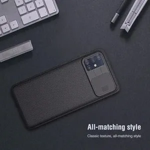 Black PC back cover case for Samsung Galaxy A51, hard shell protective phone case