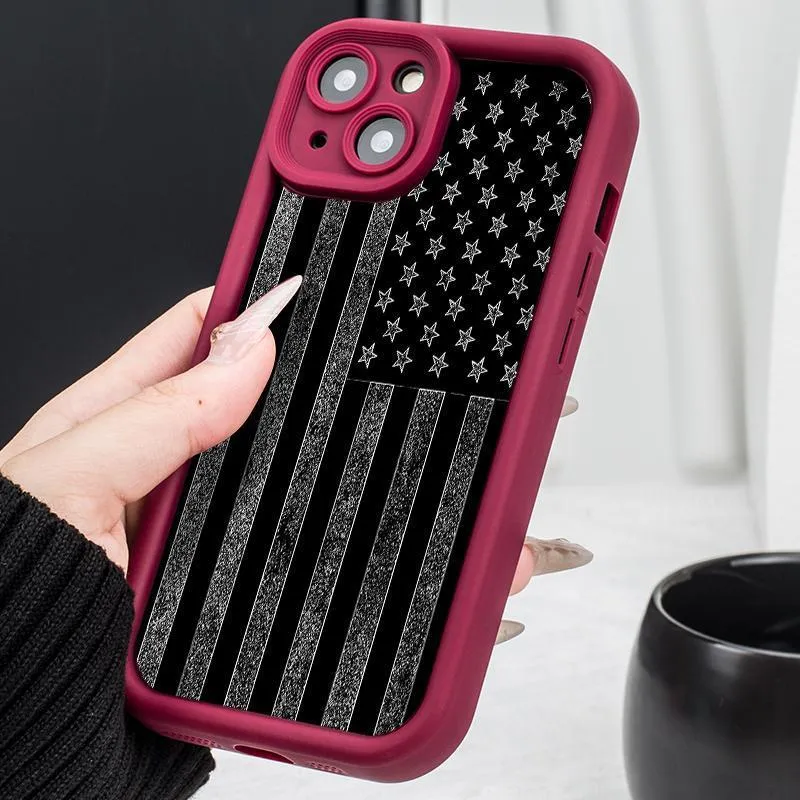 Drop-resistant all-inclusive TPU frosted phone case for iPhone 16 Pro Max in Graphite Black