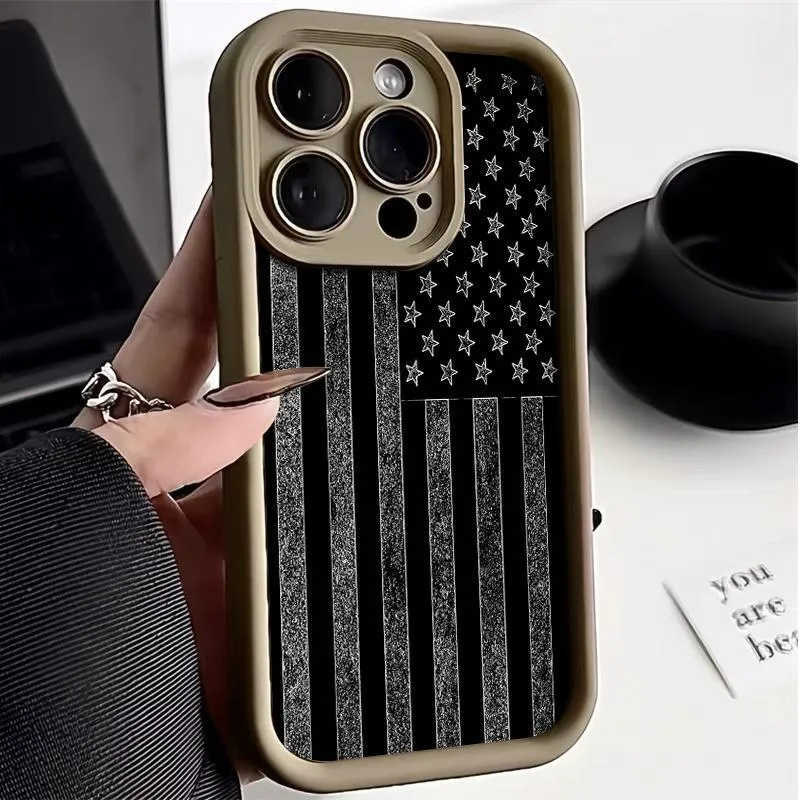 Drop-resistant all-inclusive TPU frosted phone case for iPhone 16 Pro Max in Graphite Black
