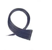 Gradient long curly hair wig patch in mixed silk material showing 60cm length and vibrant colour options