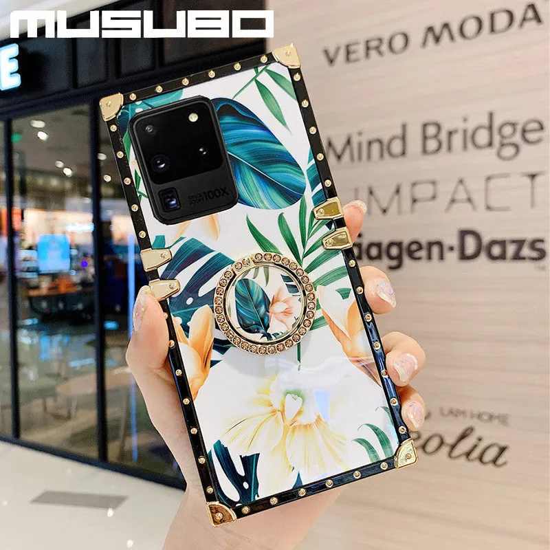 MUSUBO soft silicone TPU phone case for Samsung Galaxy models including S21 and Note 20 Ultra, available in multiple colours