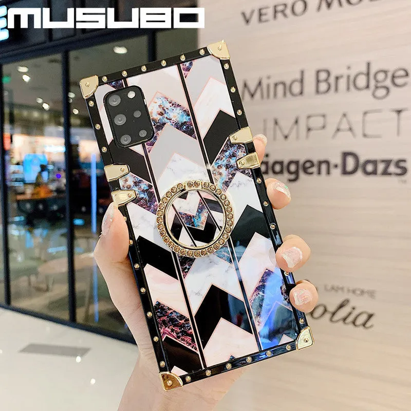 MUSUBO soft silicone TPU phone case for Samsung Galaxy models including S21 and Note 20 Ultra, available in multiple colours
